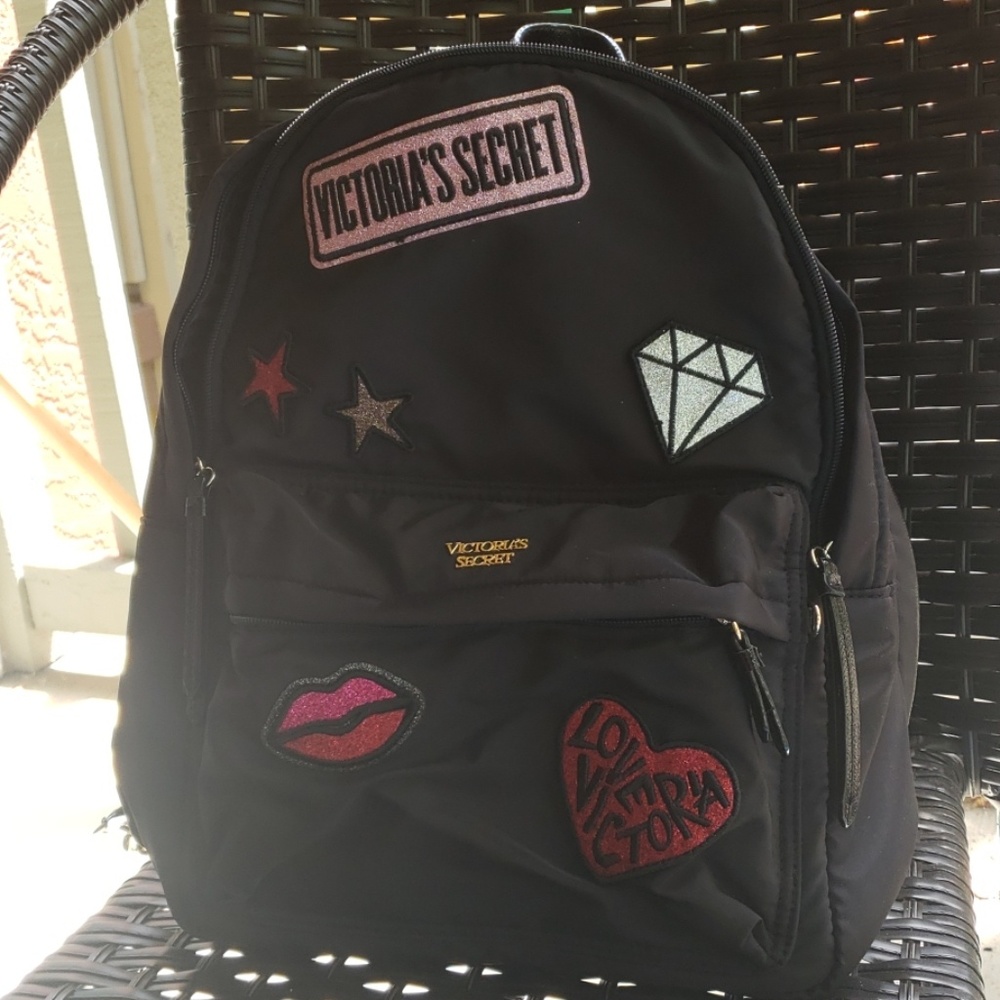 Victoria Secret Patch Backpack NEW, Never Used